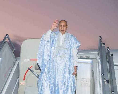 الغزواني يصل أكجوجت في مستهل زيارة إلى ولاية إنشيري